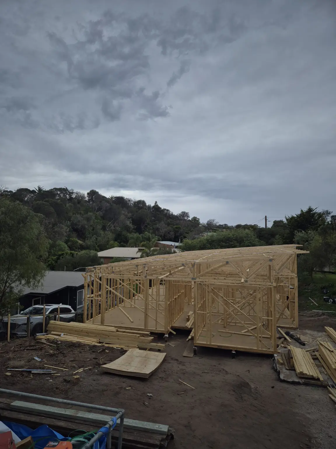 Framing & structures — Build Em Up project photograph